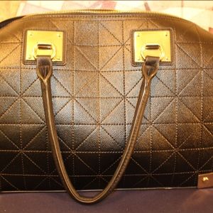 Aldo Black w/Gold Trim Hand Bag